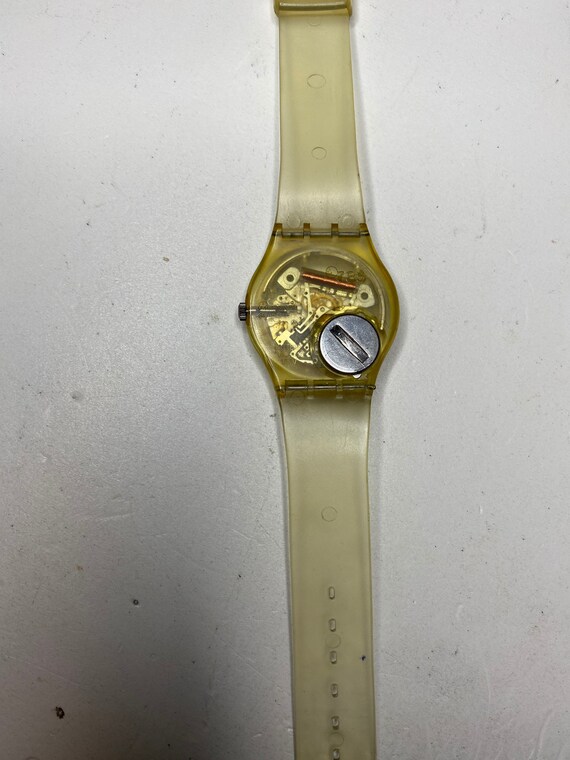 Vintage swatch see through skeleton watch from the 19… - Gem