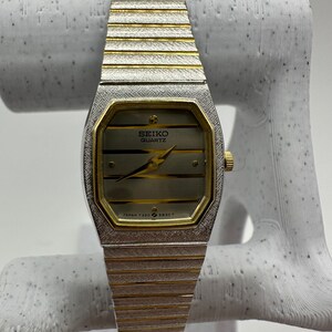 SEIKO スクエア 7320-5860 ヴィンテージ Vintage Seiko 7320 Silver Tank Watch Square Gift Her Ladies Women