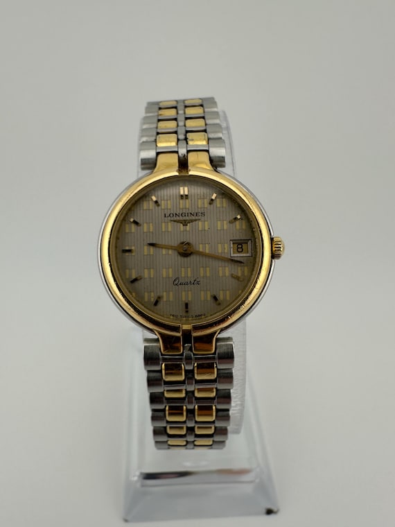 Vintage Longines Ladies Swiss Made Gold Silver Tone Dress Watch 1980s Gift  Her Women Mom Retro Date Fashion Designer - Etsy