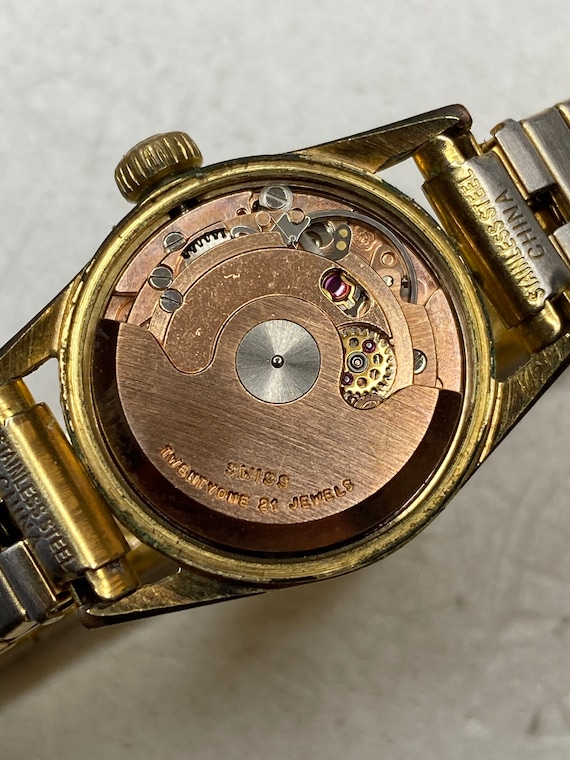 Antique Elco 21 jewels automatic ladies watch eta 236… Gem