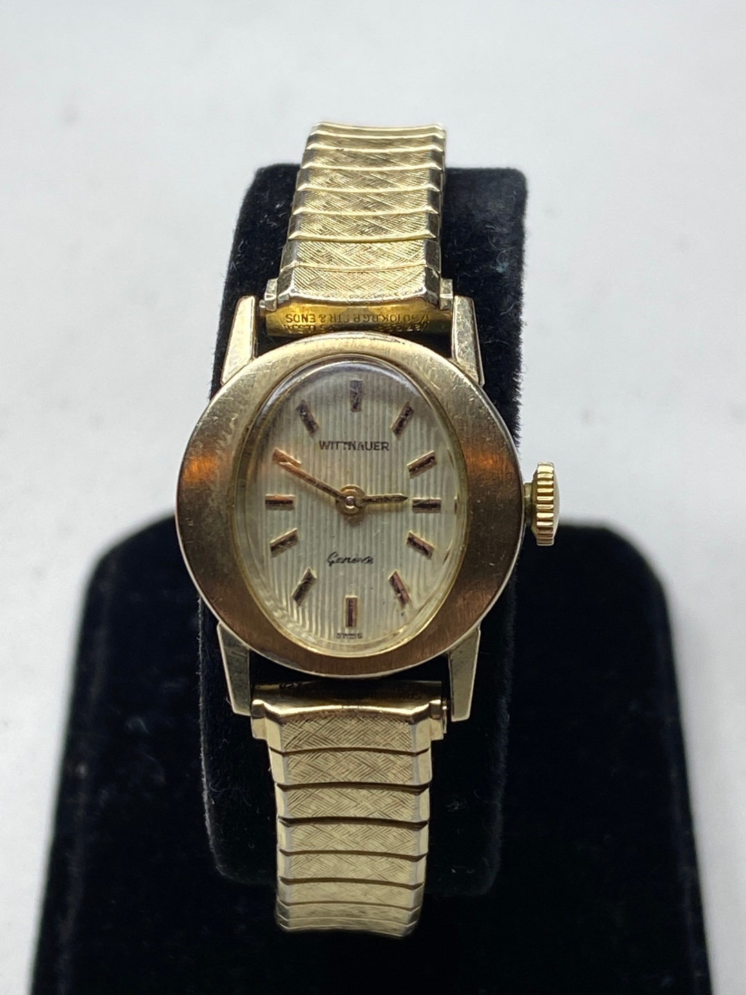 Vintage Wittnauer Ladies Gold Tone Cocktail Watch Speidel USA Expansion Band il_340x270.6983892682_gs28.jpg main image 3