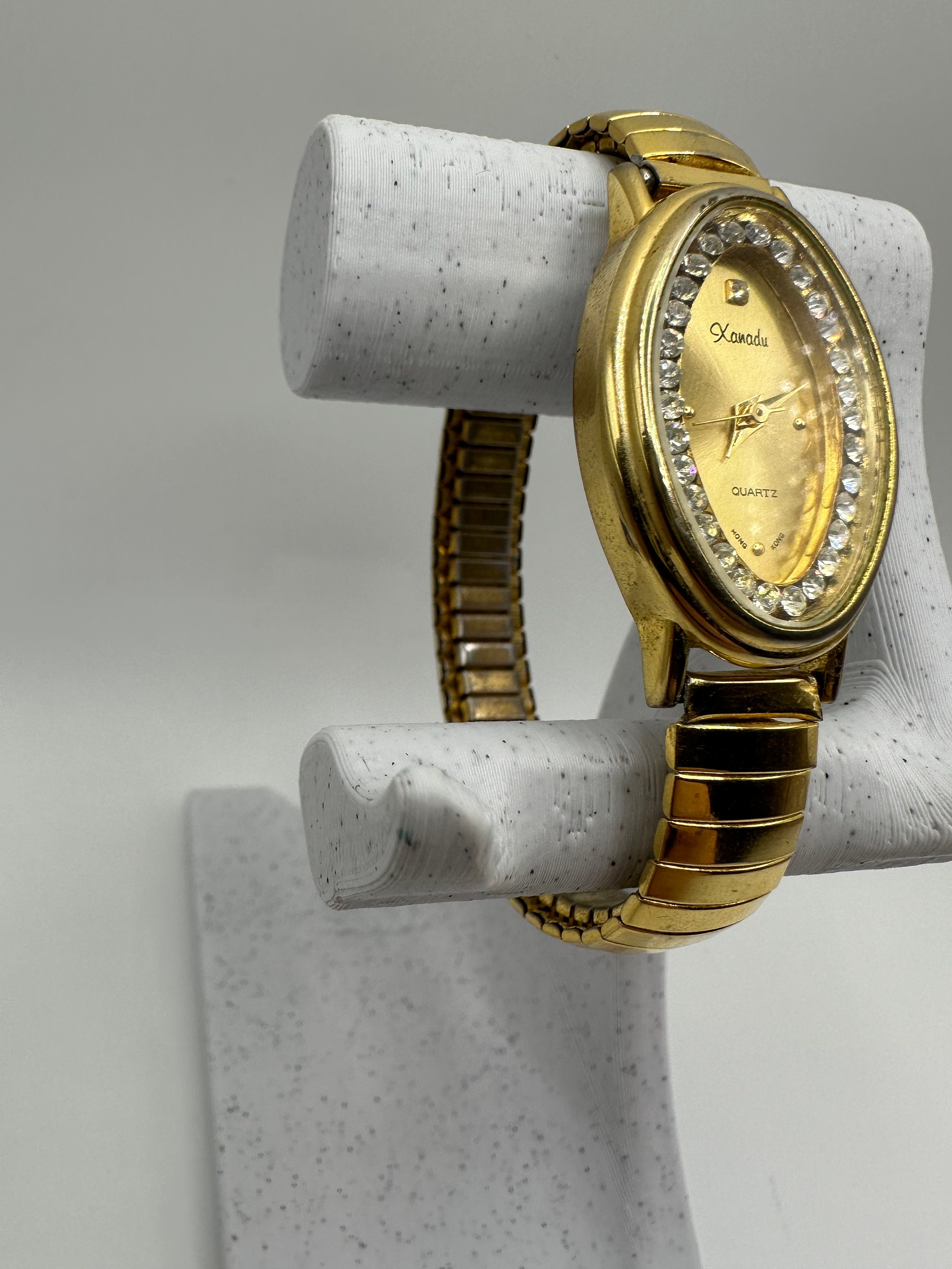 Xanadu Women\'s Crystal Dress Watch Vintage Xanadu Gold Tone Ladies Quartz Watch Cocktail  main image 4