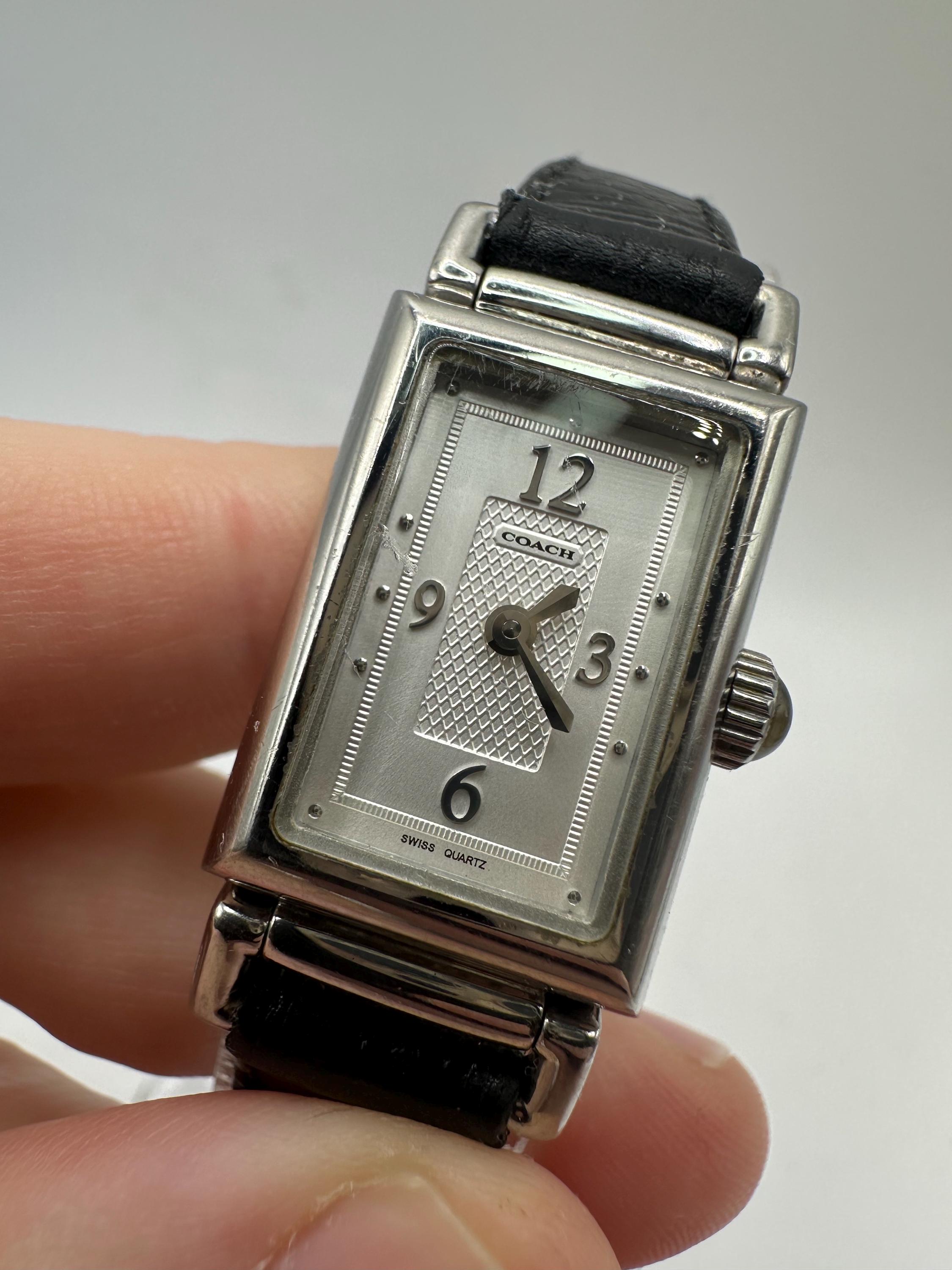 Coach tank watch ヴィンテージ稼動品 Coach tank watch ヴィンテージ稼動品 - メルカリ