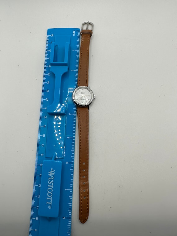 vintage Acqua by Timex ladies indiglo Watch silve… - image 5