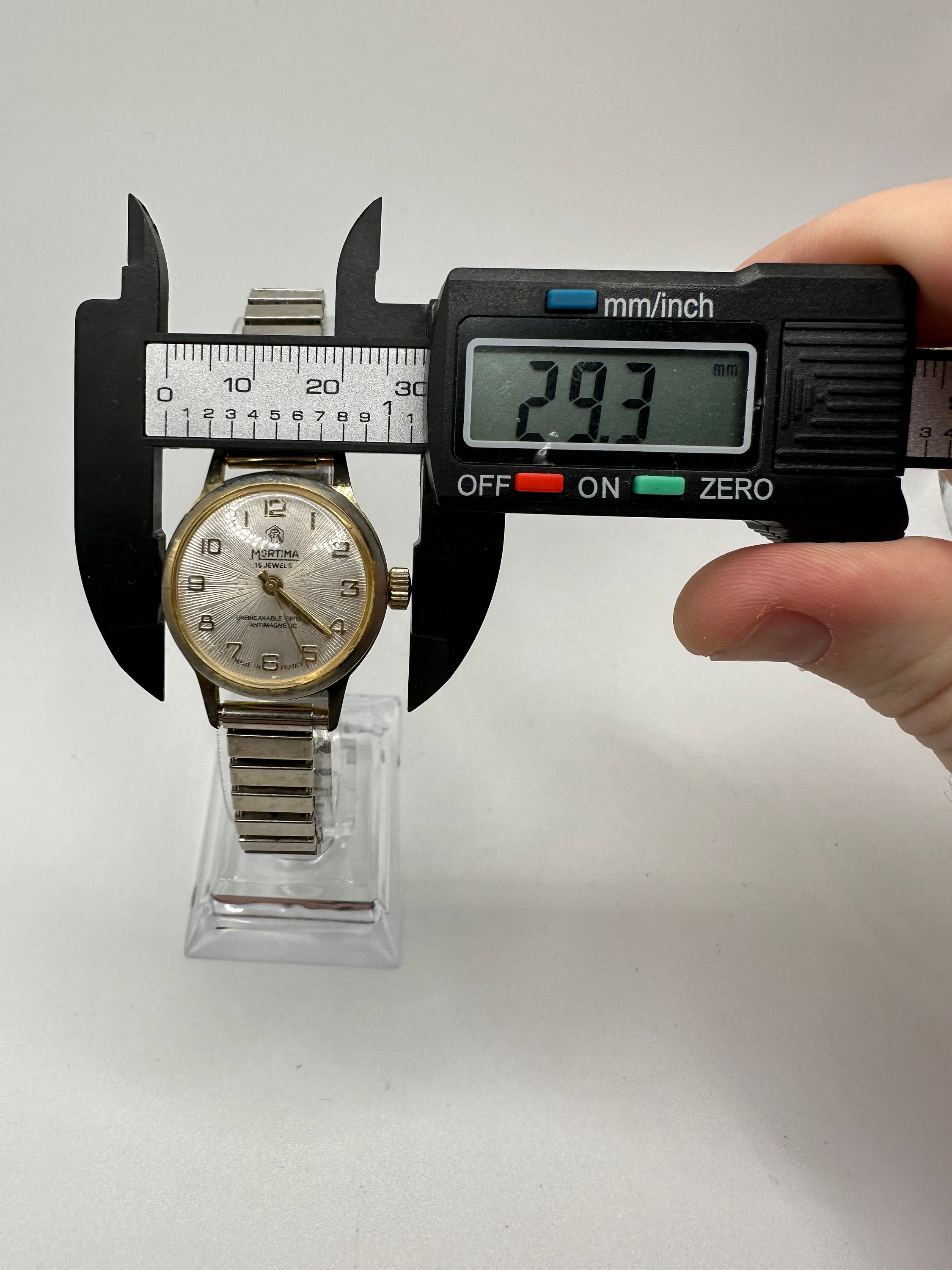 Montre Mécanique Femme Mortima - Plaqué Or - Années 70 - Antimagnétique - Occasion
