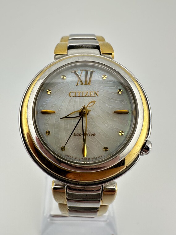 Citizen Eco-drive Sunrise Women's MOP Watch Sapphire Crystal