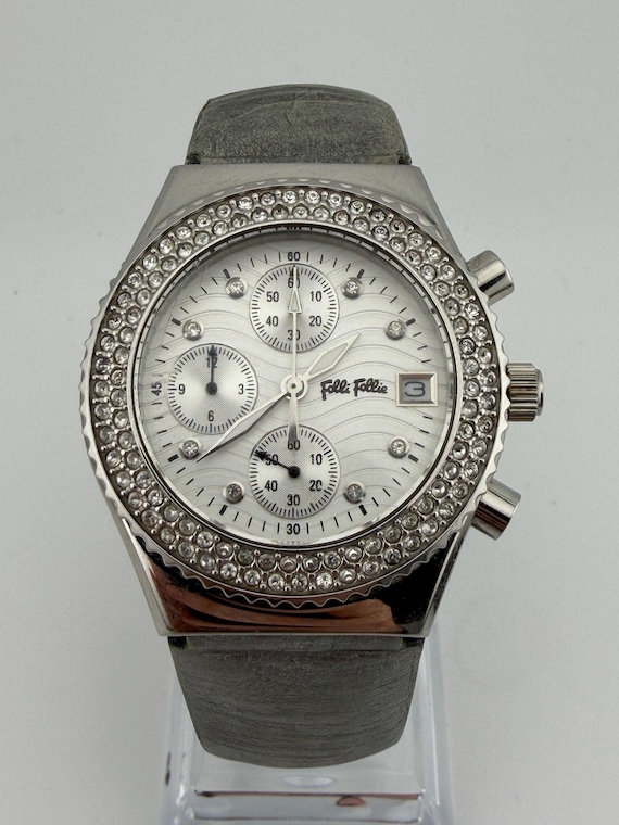 Folli Follie F212 Chronograph Watch With a Gem-set Stainless  display picture 3