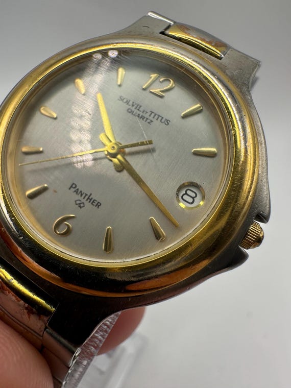Solvil Et Titus Watch Vintage Ladies Swiss Made Silver Dress  display picture 2