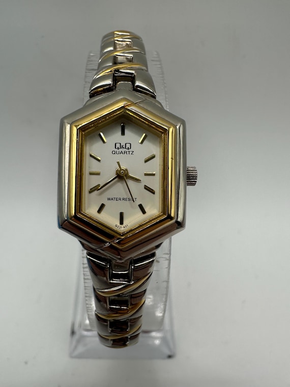 QQ by Citizen Ladies Silver Tone Japan Tank Watch Large  display picture 1
