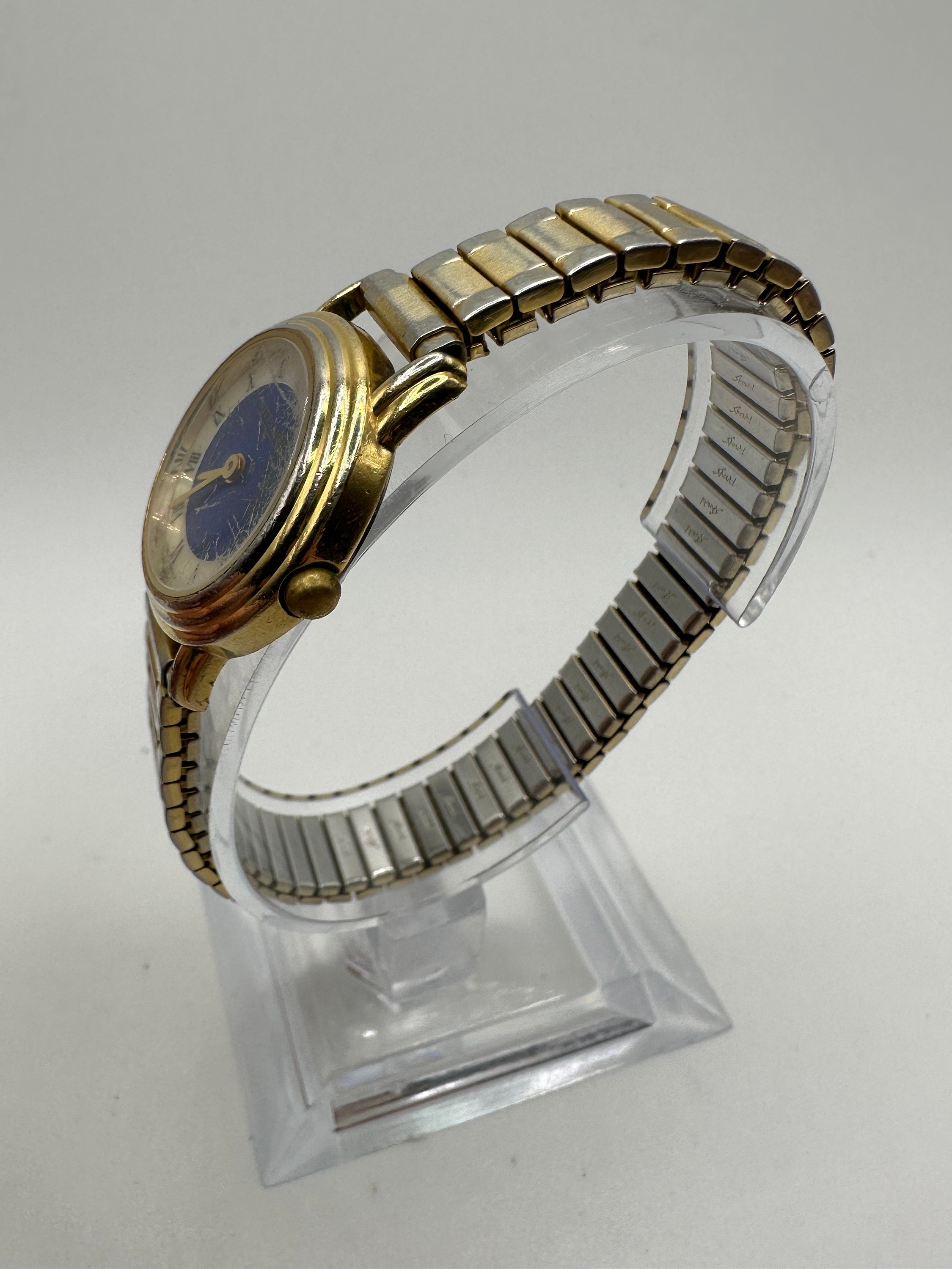 Wittnauer Women’s Watch | Gold and Mother of Pearl Vintage Wittnauer Ladies Gold Tone Swiss Made Watch Mother  main image 3