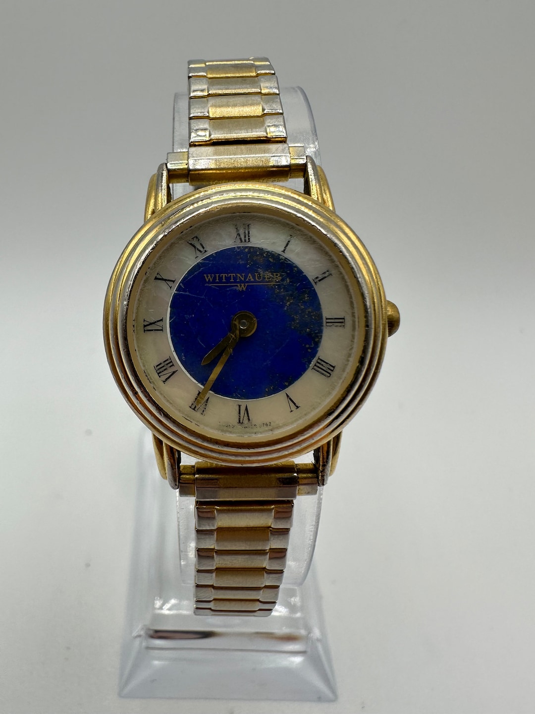 Wittnauer Rare Vintage Mechanical Ladies Watch Gold Filled Bracelet Gold Dial Vintage Wittnauer Ladies Watch 10k Gold Filled Bezel  main image 2