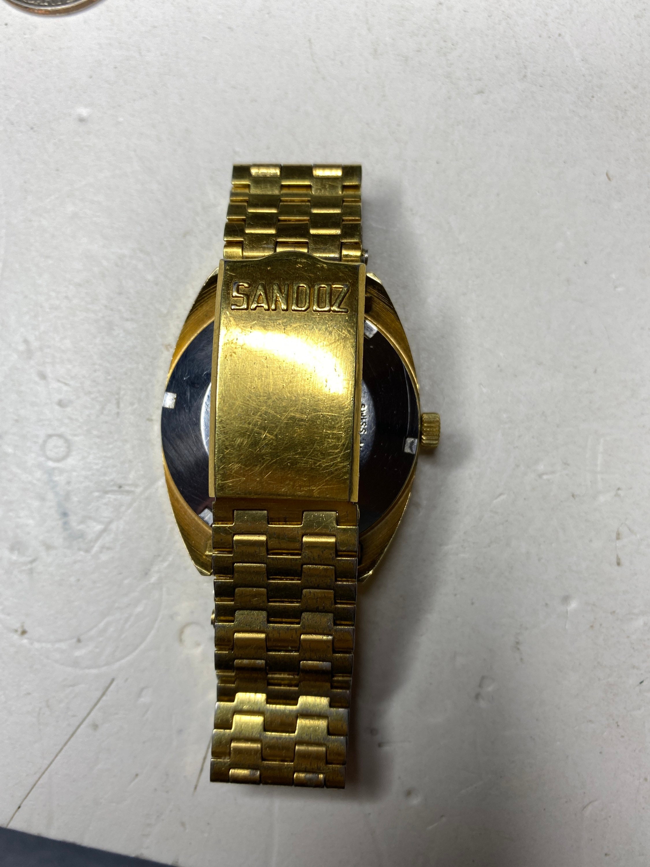Sandoz quartz watch new arrivals