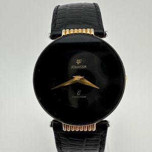 Jowissa Ladies Vitnage Black Dress Watch Swiss Movement Eta Gift Her Women  Mom Leather Strap Minimalist Fashion Designer - Etsy