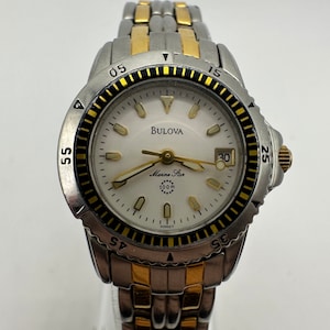 Vintage Bulova Marine Star T9 1989 Women display picture 2