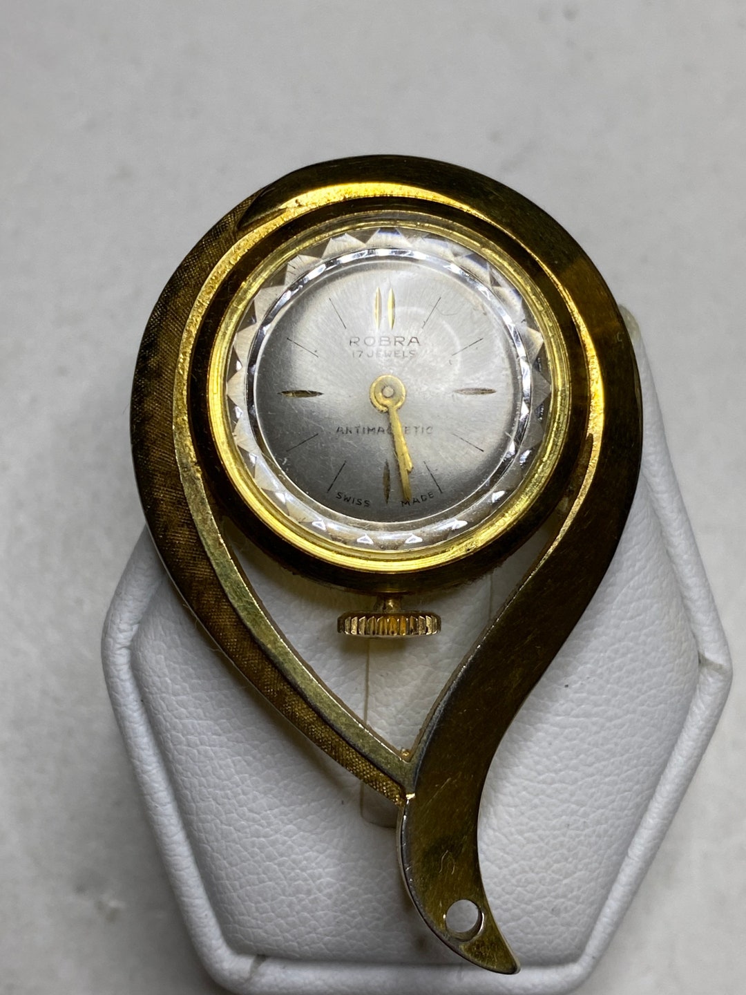 Antique Robra 17 jewels Swiss mechanical wind manual watch pendant