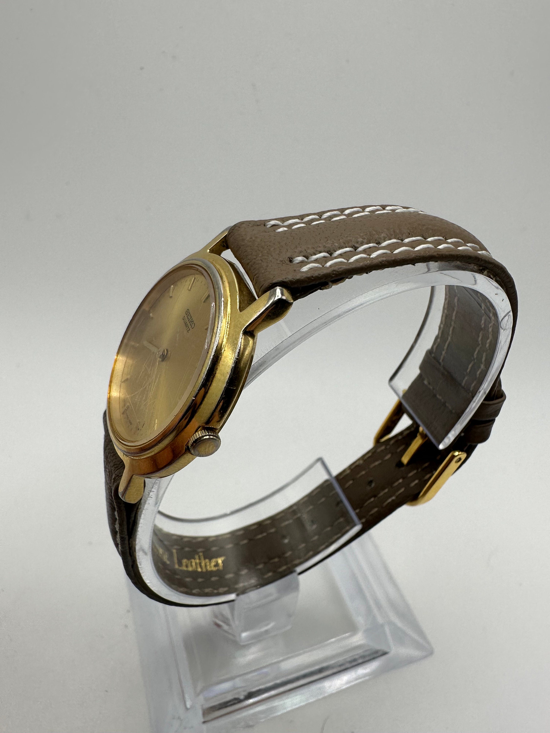 Vintage Seiko 4N00 0941 Ladies Gold Tone Cocktail Dress Watch Gift