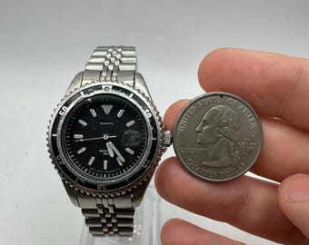 Seiko Vintage 7N82 Sports 150 Ladies Dive Watch Stainless Silver