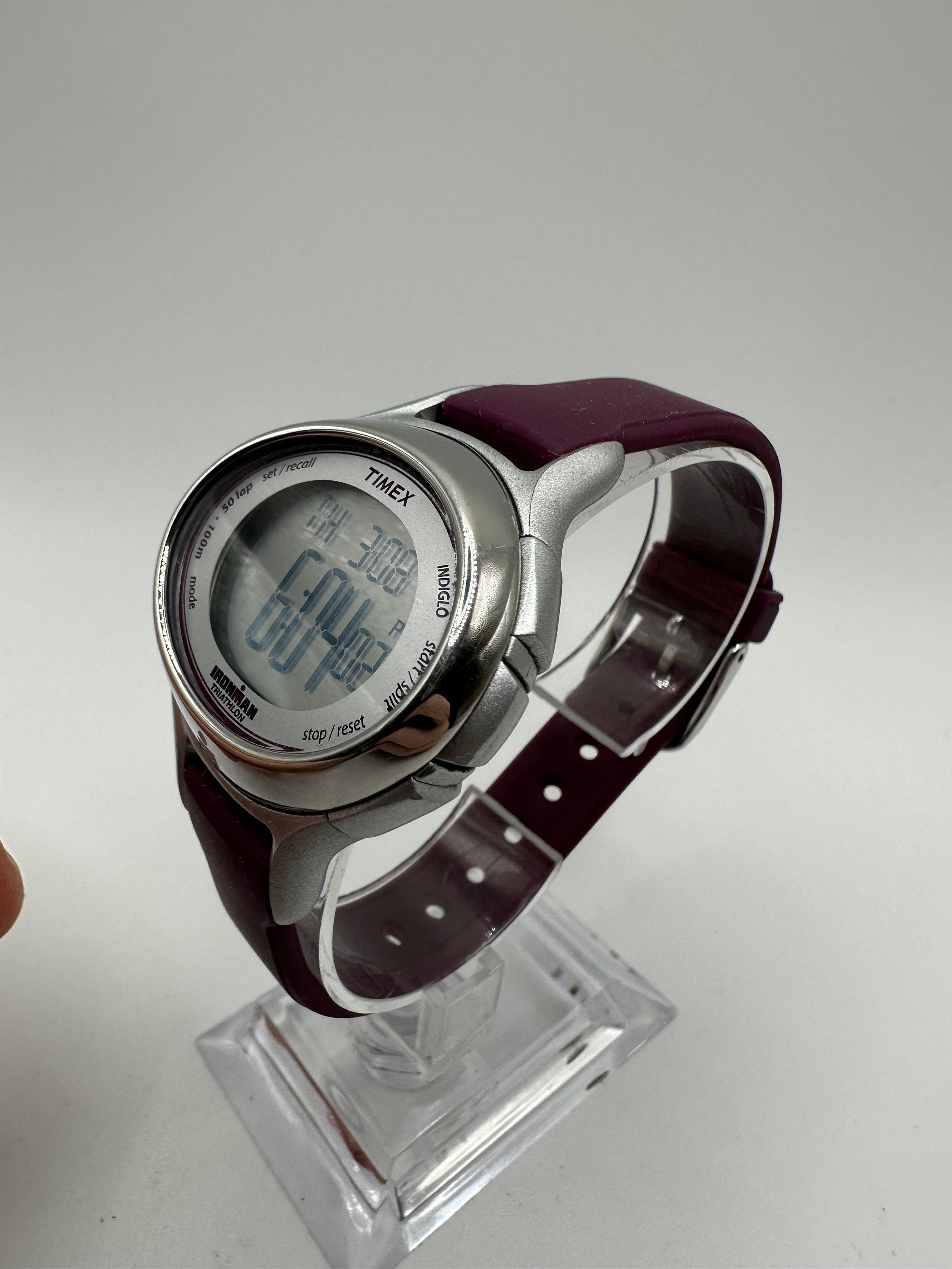 Vintage 1998 Timex Iron‎ Man Triathlon Indiglo 38mm Womens Quartz sport Watch Timex Ironman Triathlon Indiglo Women main image 4