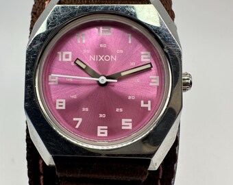 Nixon the Glamstar All the Way Stainless/pink Dial/brown  display picture 2