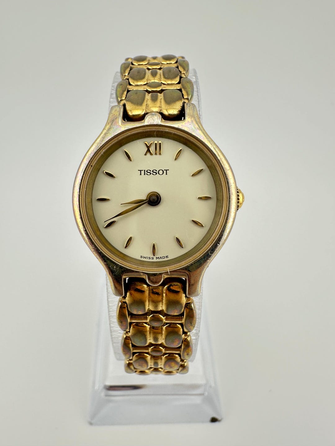 Vintage Ladies Tissot Gold Tone Swiss Made Dress Watch Gift 
