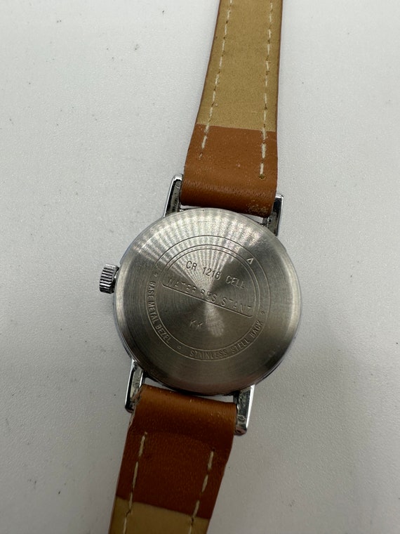 vintage Acqua by Timex ladies indiglo Watch silve… - image 7