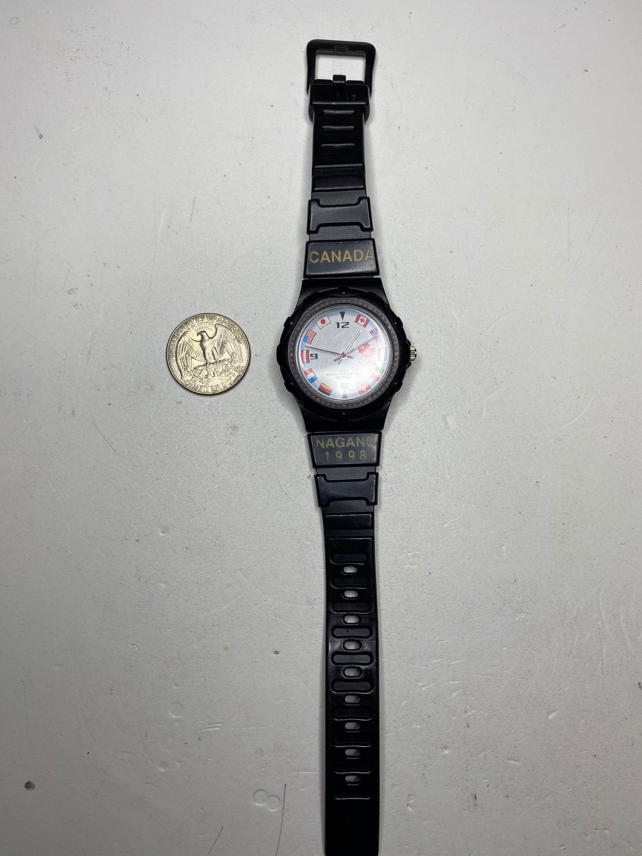 Vintage 1998 Mcdonald's Canada Japan Olympics Nagano Watch Quartz