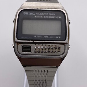 Seiko calculator watch 1977 hotsell