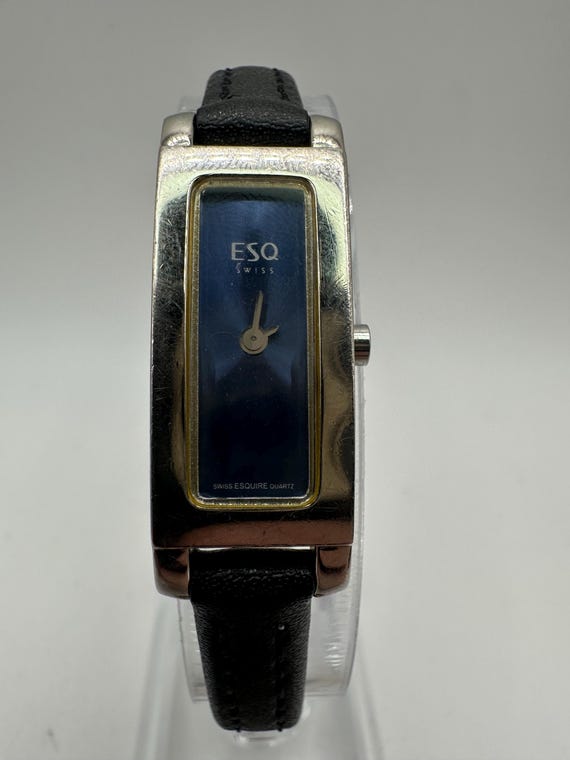 ESQ  Vintage by Movado Ladies Watch Black Dial Stainless Bracelet ESQ Movado Swiss Ladies Stainless Bracelet Black Dial Quartz  main image 4