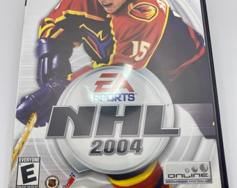 Vintage 2004 NHL Sports Hockey Game for Ps2 Gift Him Her Men Women