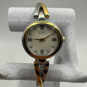knee length dresses for ladies Movado 14Kt Yellow Gold & Diamond Ladies Wristwatch main image 1
