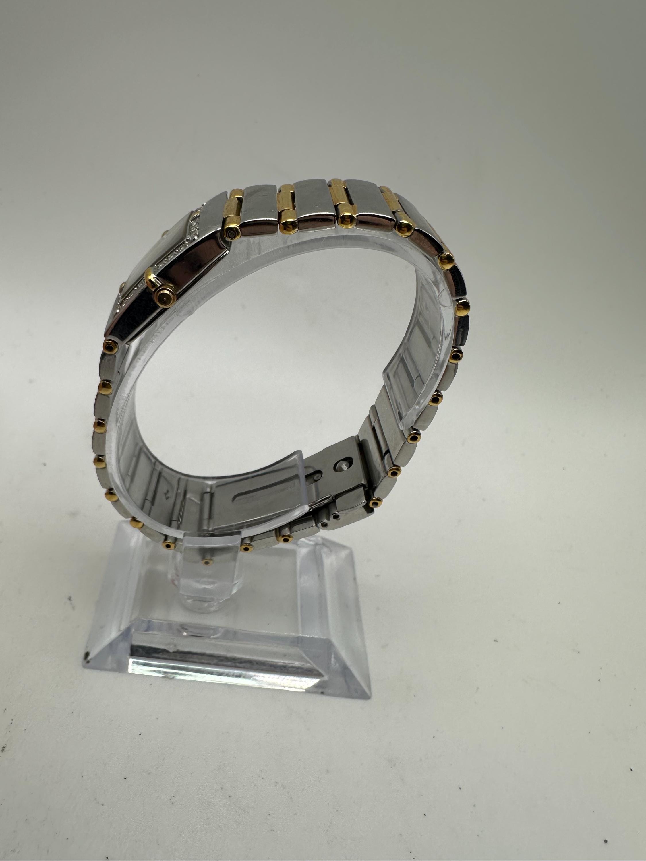 Croton Diamond Swiss Made Mother of Pearl Ladies Gold Silver  display picture 2