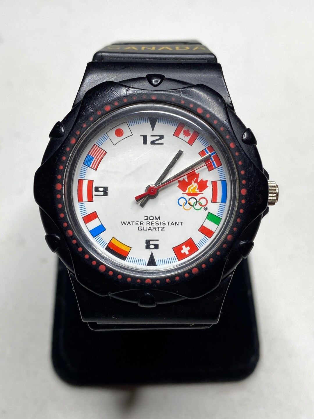 Vintage 1998 Mcdonald's Canada Japan Olympics Nagano Watch Quartz