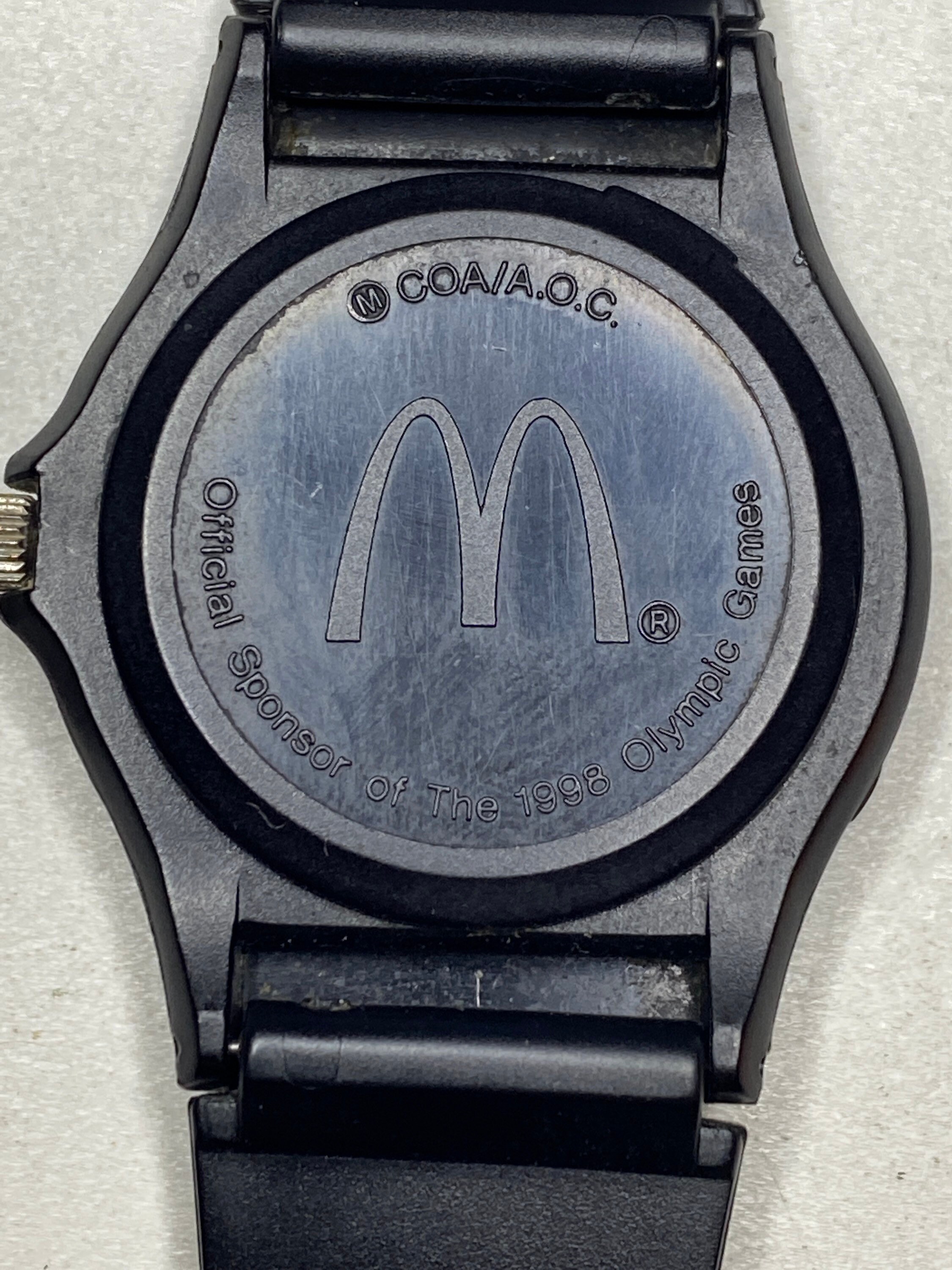 Montre Collector McDonald's Jeux Olympiques Canada 1998 - Mécanique, Plongeur, Rare, Neuve