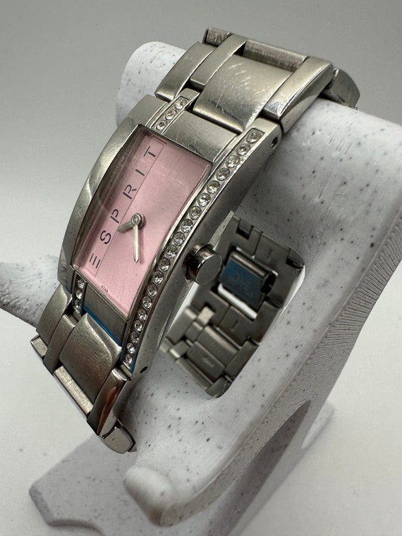 Houston Lederarmband Esprit Damenuhr Houston Schwarz Chronograph