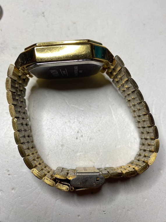 Nixon Minimize 8478 Digital Wrist Watch Adjustable Strap Gold Tone 38mm Gift Him Her Men Women Etsy