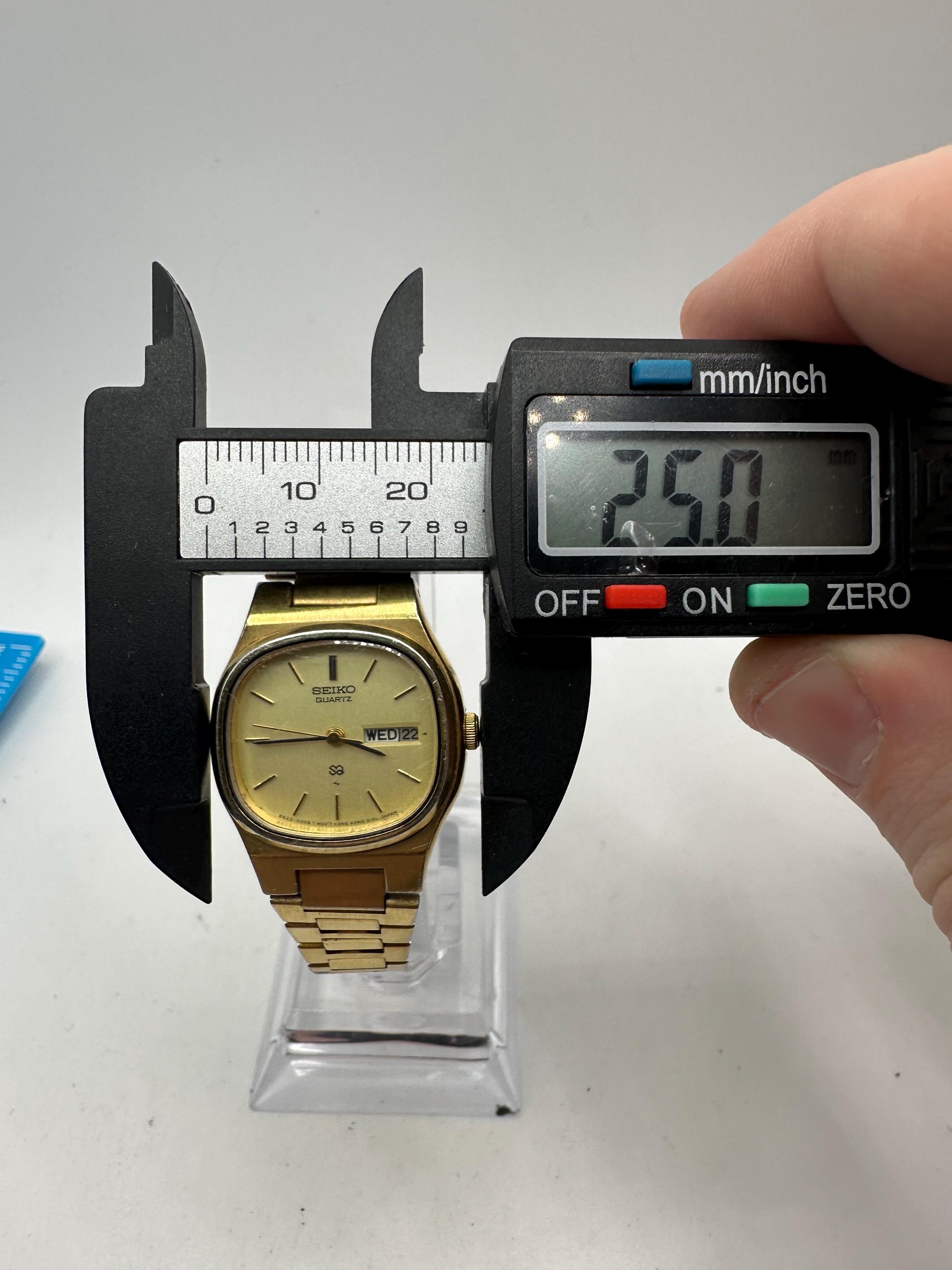 金色の瞳♡ Vintage Seiko 8523 Ladies Gold Tone Day Date Watch Quartz Gift Her