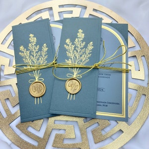 Chic Acrylic Wedding Invitations with Unique Wax Seal Stickers - DIY Elegance, Personalized Invitation Cards for Your Special Day