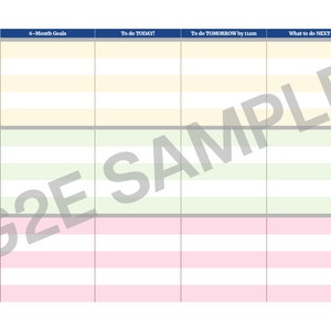 Goal-Setting Workbook (Google Sheet Template)