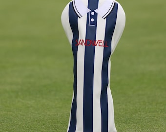 Funda para palo de golf West Brom: diseños clásicos de palos de fútbol, obsequios de golf, costuras de primera calidad, revestimiento duradero, varios diseños