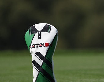 Funda para driver de golf Plymouth: diseños clásicos de palos de fútbol, regalos de golf, costuras premium, forro resistente, varios diseños