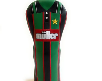 Aston Villa Golf Headcover Fairway - Classic Football Club Designs – Golf Gifts, Premium Stitching, Durable Lining – Multiple Designs