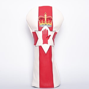 Northern Ireland Golf Headcover Driver - Classic Golf Headcover Designs – Premium Stitching, Durable Lining – Ideal Golf Gifts