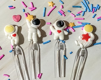 Cute lunch bite picks, Food picks, Bento picks, Bento Lunch, Mini forks, Kids Lunch Picks, kawaii Japanese food picks