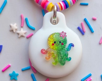Schöne AirTag Kette für Kinder, Octopus AirTag Hülle, AirTag Halter für Kinder, AirTag Hülle Geschenk für Kinder, Handyhülle für Kinder
