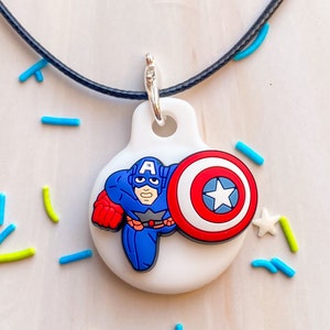 Simpatica custodia AirTag per bambini, custodia Super Hero AirTag, supporto AirTag per bambini, custodia AirTag per ragazzi