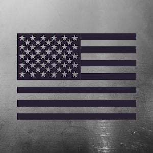 American Flag Vinyl Decal: Truck Rear Window Sticker