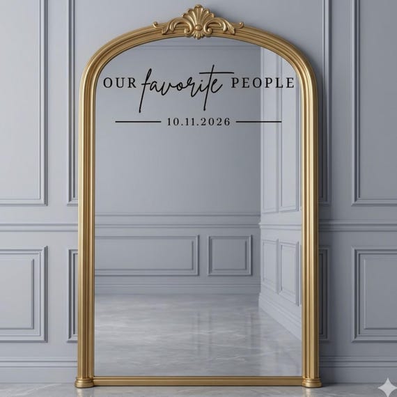Our Favorite People Custom Seating Sign: Wedding Welcome Sign | Welcome Sign for Reception, Anniversary or Party
