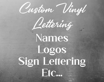 Custom vinyl lettering, personalized vinyl lettering, Custom name decals, custom vinyl words, Personalized vinyl decals, custom vinyl names