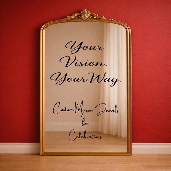 Personalized Celebration Decal: Custom Vinyl Decal | Personalized Stickers for Weddings, Birthdays and Events