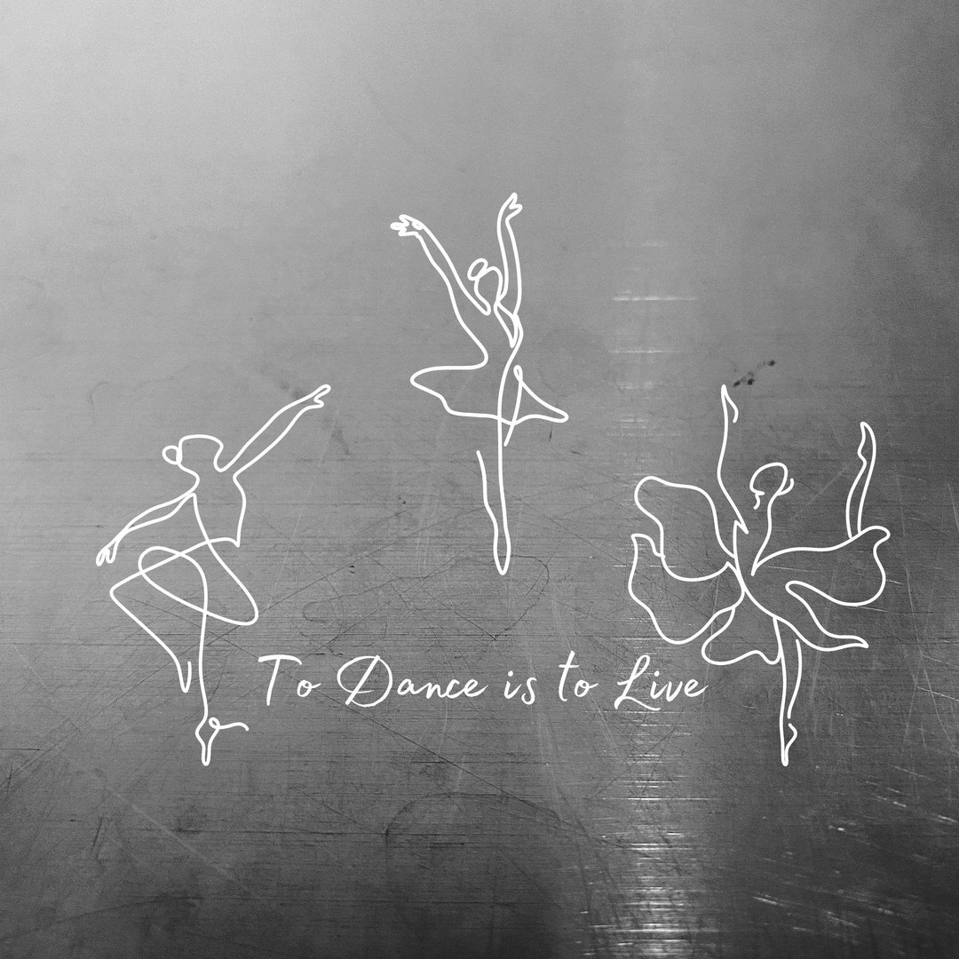 Dancing Vinyl Decal Sticker / Decals for Dancers / Wall Decal Etsy